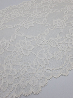 Кружево эластичное кремовое КС150 (21,5 см)