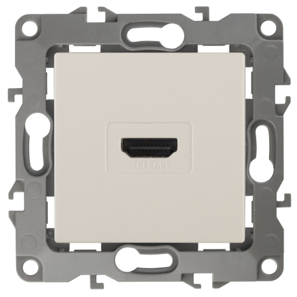 Розетка ЭРА Серия 12 12-3114-02 HDMI IP20 слоновая кость