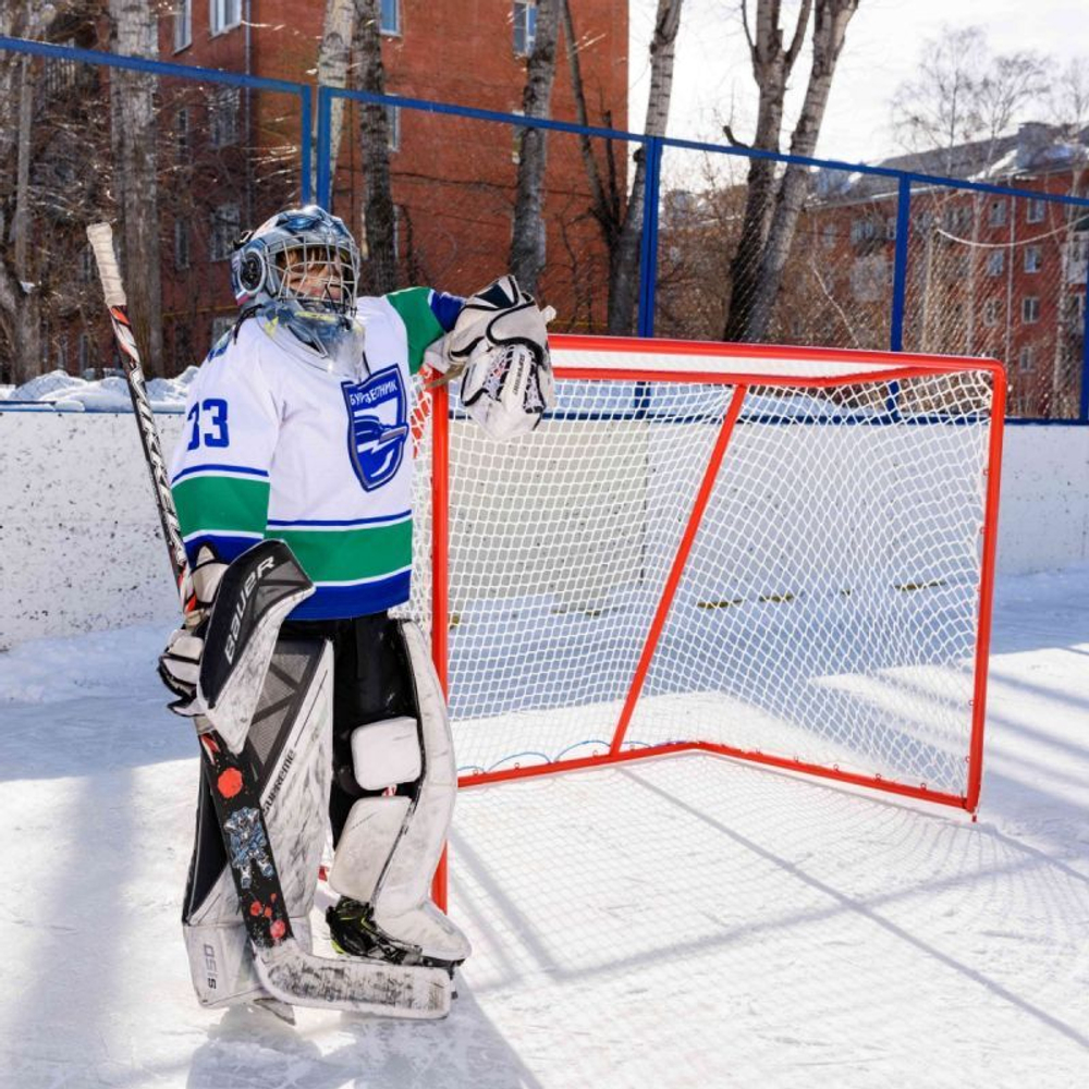 Сетка хоккей для ворот 1.25 х 1.85 х 1.30 м