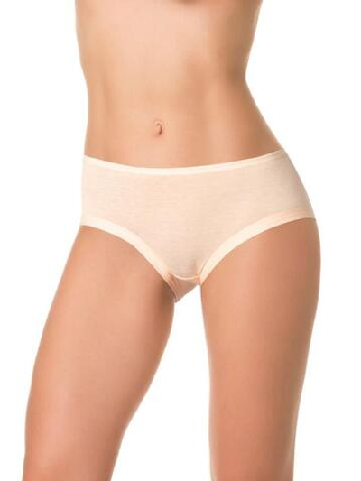 Хлопковые трусики-шорты со средней посадкой (Размер: XL) (Цвет: грязно-розовый)