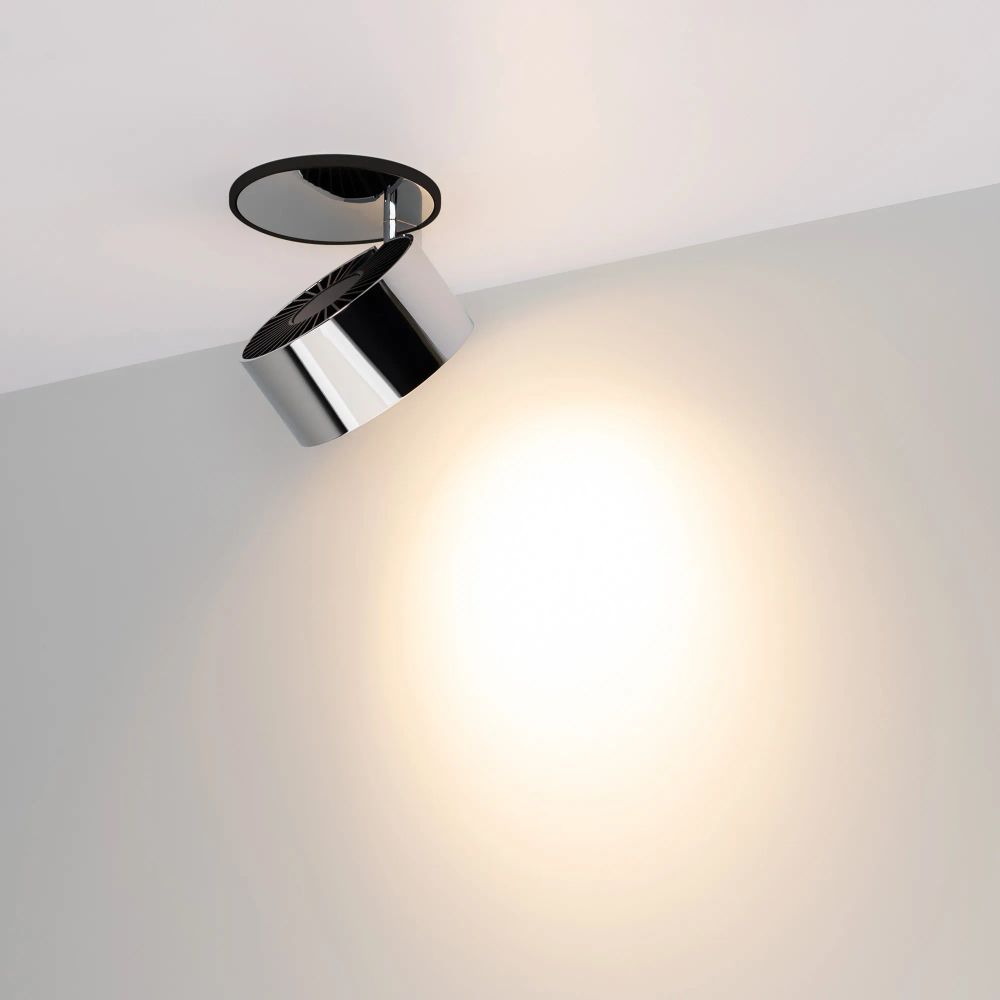 Светильник SP-PLURIO-BUILT-R77-9W Warm3000 (BK-CHR, 36 deg, 230V) (Arlight, IP20 Металл, 3 года) 037999