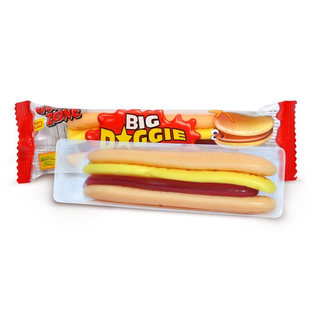 Мармелад GUMMI ZONE Большой Хот Дог/Big Doggie в коробках 28гр