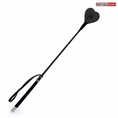 Черный стек с наконечником-сердечком - 54 см. (Цвет: черный)