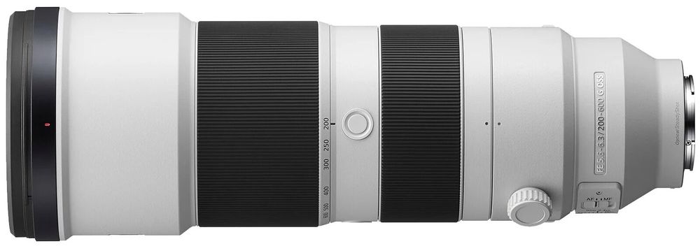 Sony FE 200–600mm f/5.6–6.3G OSS (SEL-200600G), белый/черный