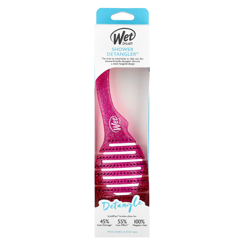 Wet Brush, щетка для душа Detangler®, розовый с блестками, 1 шт.