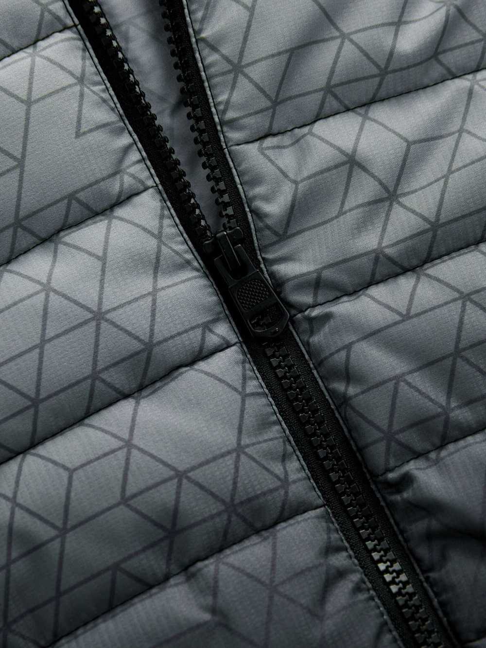 Куртка стеганая утепленная для мальчика Next Q51-547, Серый, Белый