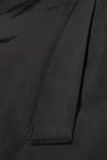 Плащ FOS Средней длины Утепленный Женский черный