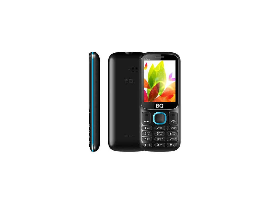 Телефон мобильный BQ 2440 STEP L+BLACK+BLUE (2sim)