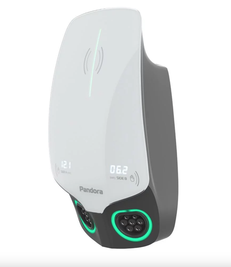 Настенная зарядная станция Pandora Wall-E DUO Home Edition AC 11+11 кВт