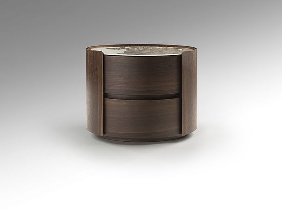 Enoc Прикроватная тумбочка темный дуб