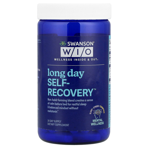 Swanson WIO, Long Day Self-Recovery ™, 60 капсул