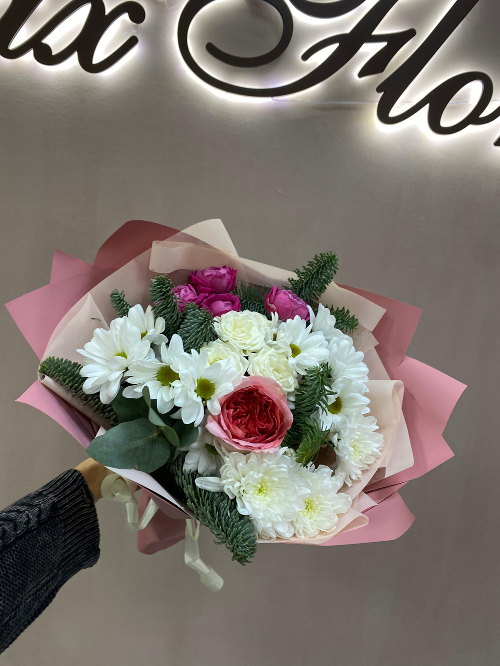 Зимний букет НГ-34