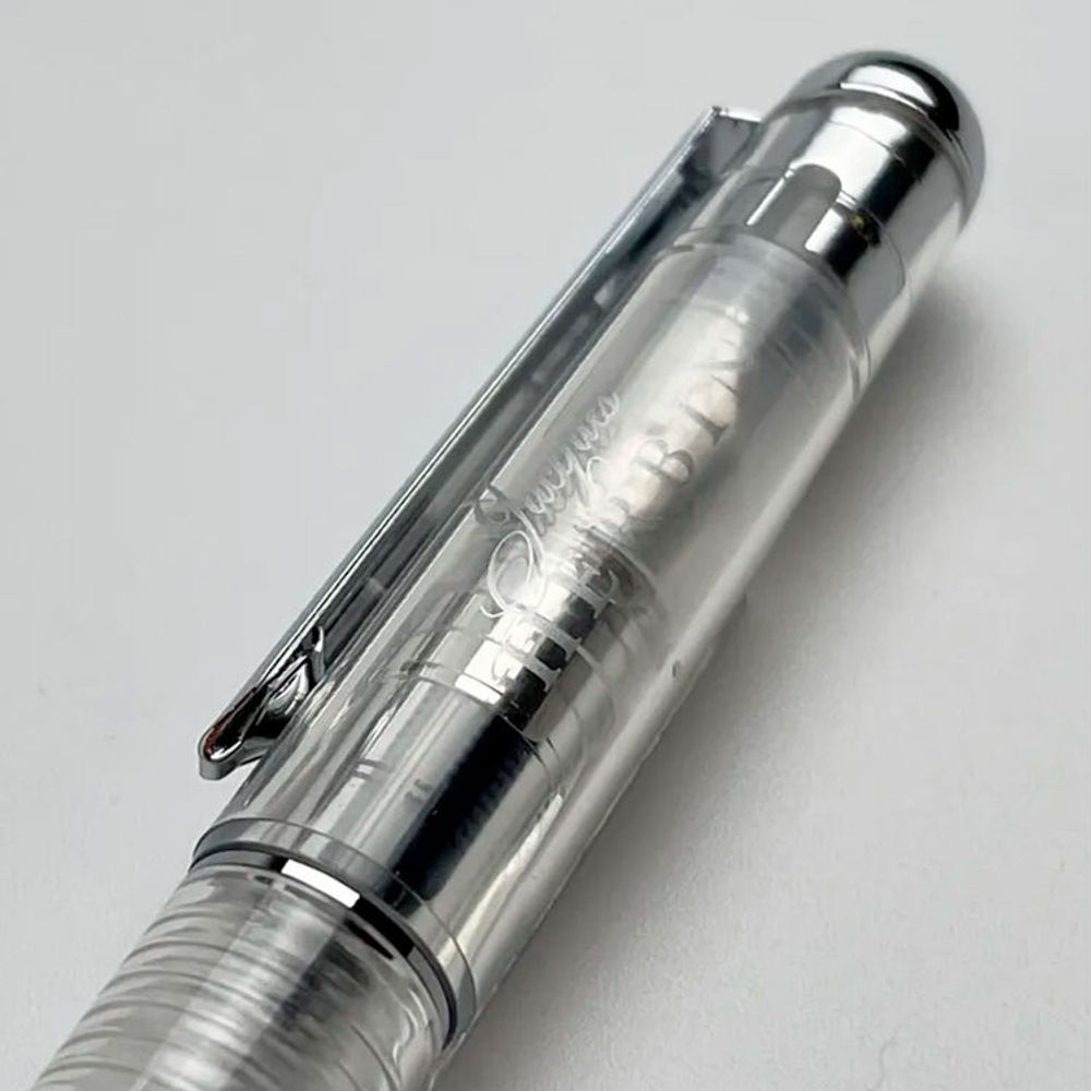 Перьевая мини-ручка Herbin прозрачная с пером F (21900T) 2