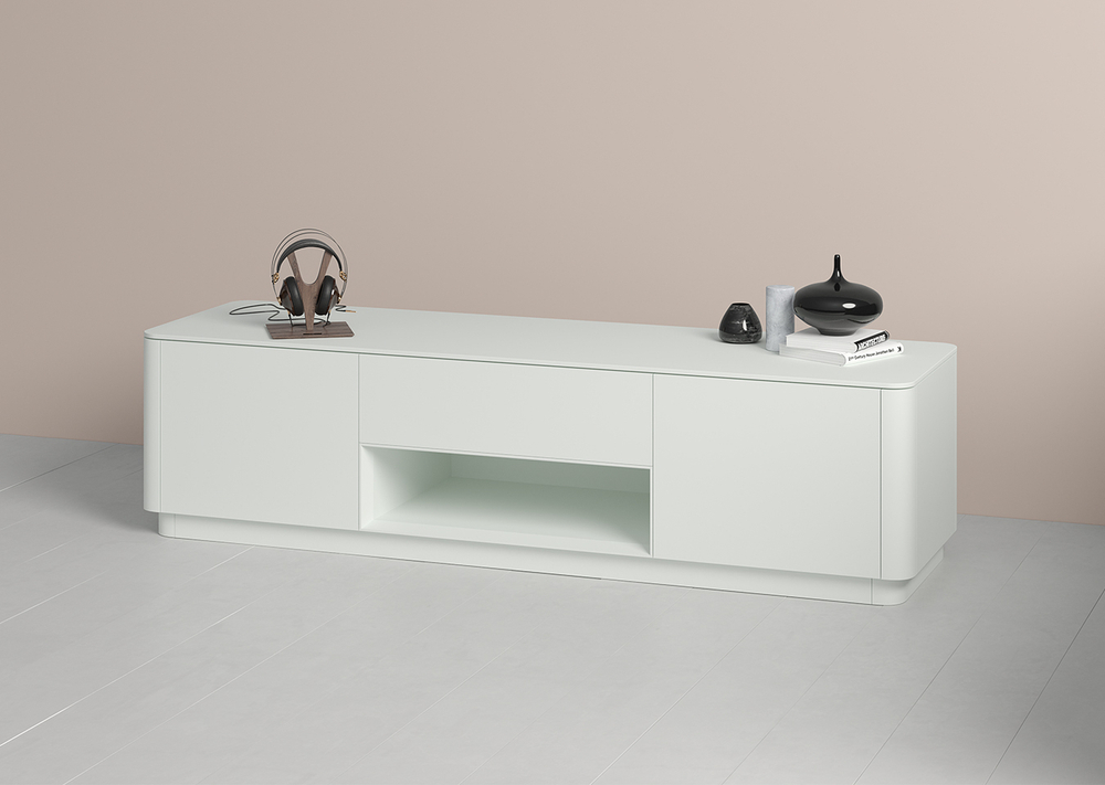 Тумба Tammi под ТВ ширина 180 см (белый)