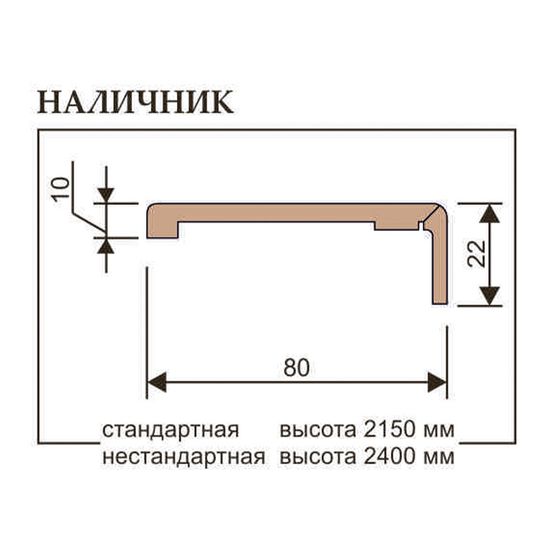 Купить Фото наличник телескоп фигурный экошпон Uberture Uniline Loft и Soft Touch