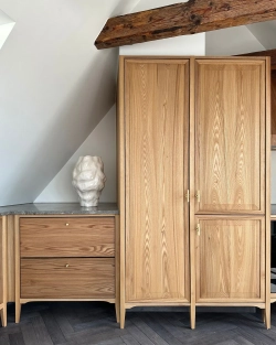 Ваза 101 Copenhagen Katachi Vase, Medio, High Glaze Birch