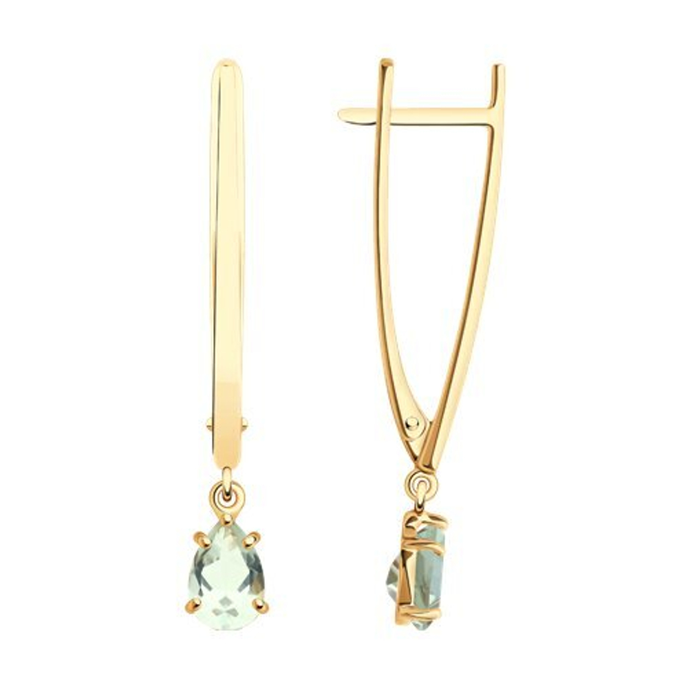 Серьги из золота 585 пробы