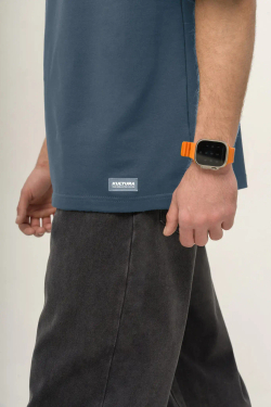 Футболка KUL'TURA OverSize "Basic" Синий