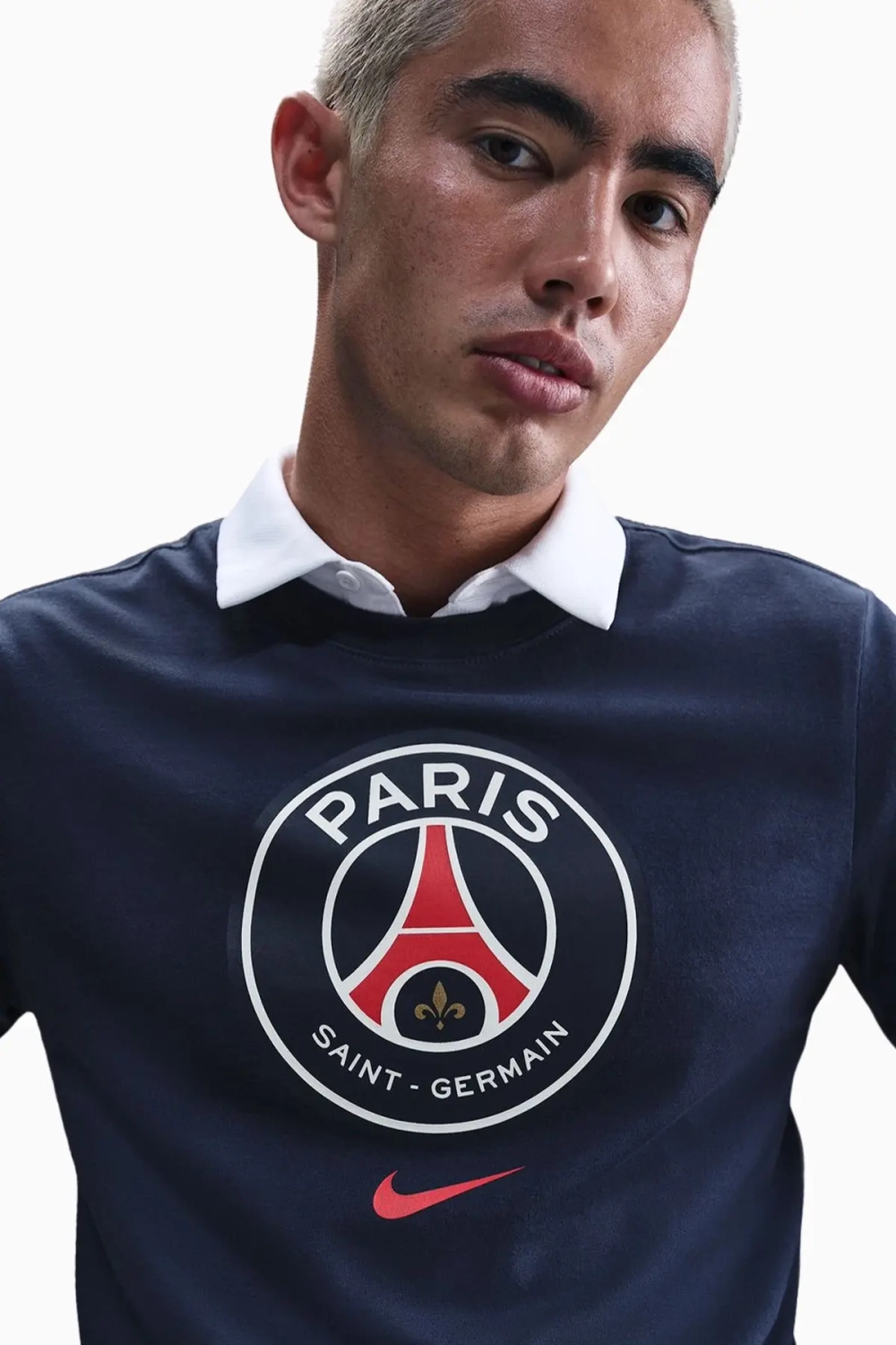 Футболка Nike PSG 25/26 Crest Tee - темно-синий