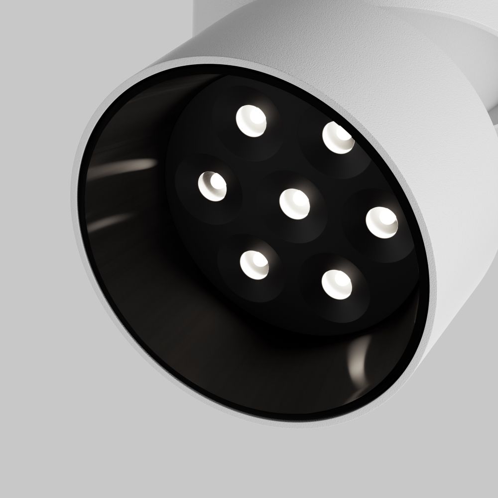 Трековый трехфазный светодиодный светильник Maytoni Trinity Alfa TR199-3-15W4K-M-W