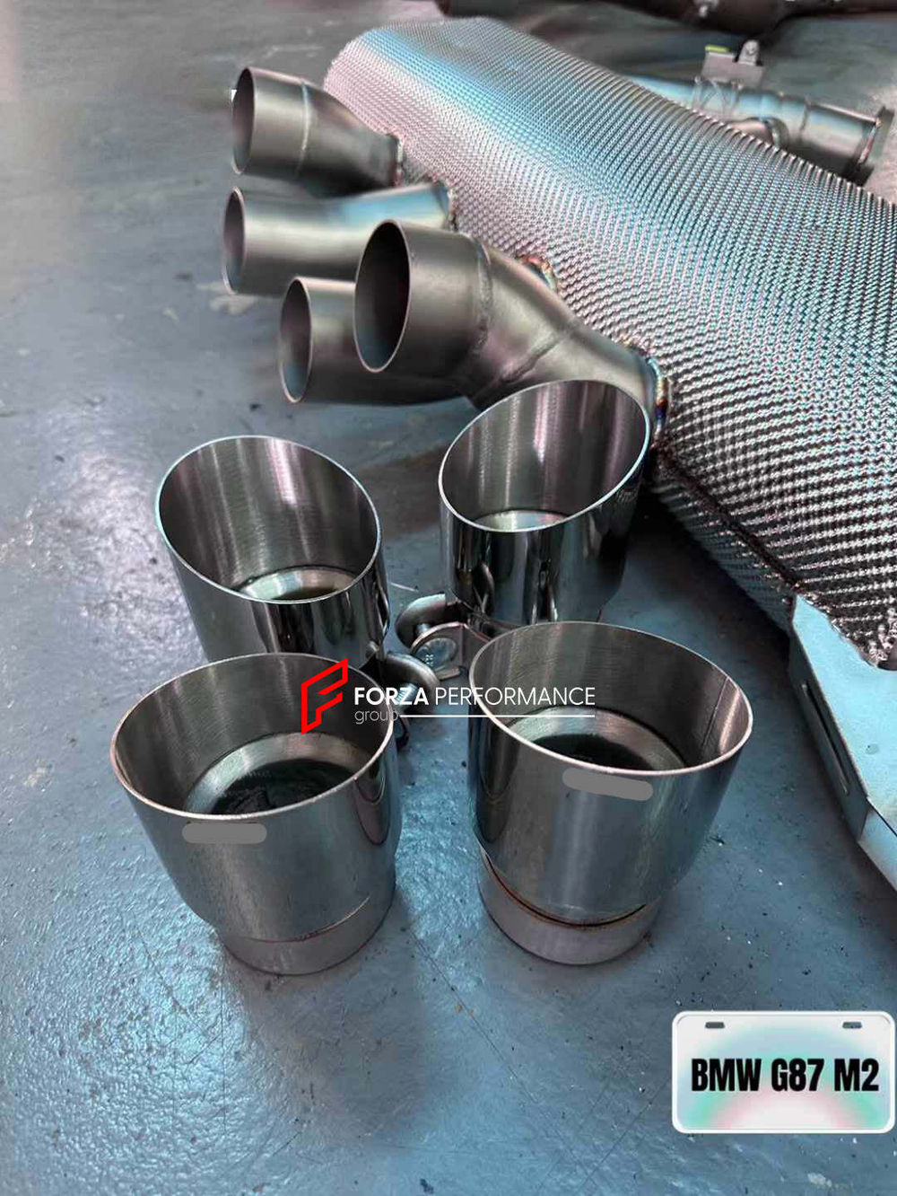 Выхлопная система и задний диффузор для BMW M2 G87 2023+ БМВ