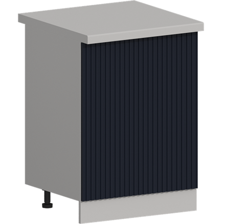 Кухня Модуль ШН 600М Графит / Индиго софт