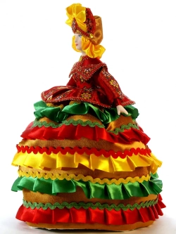 Кукла-грелка на чайник Русская красавица