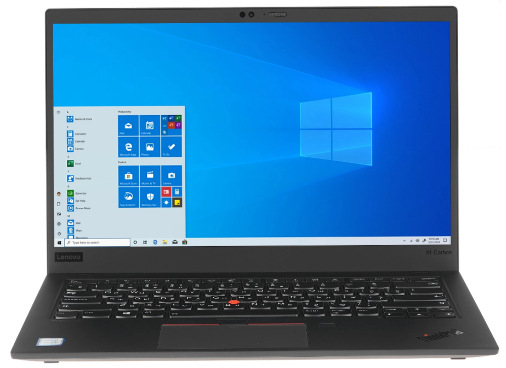 14" Ноутбук Lenovo Thinkpad X1 Carbon G7 (1920x1080, Intel Core i7-10510U, RAM 16ГБ, SSD 256ГБ, Intel UHD Graphics, OS Windows)