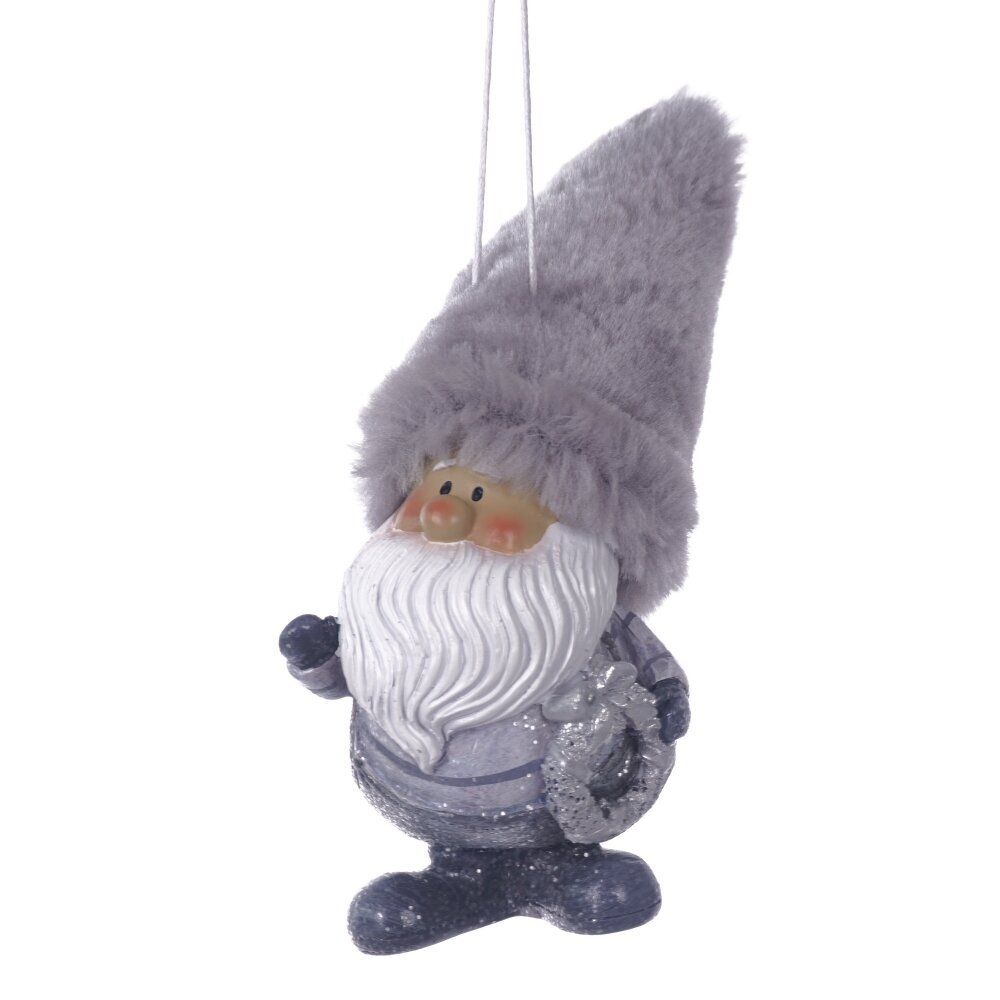 GAEM Фигурка декоративная подвесная "Дед Мороз", L6 W7 H11 см, 2в.