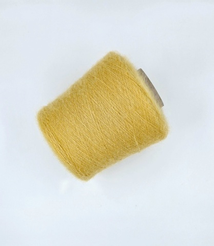 Filcom art. Aurora, кид мохер 70% шелк 30%, 850 м в 100 г, охристо-горчичный