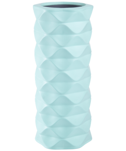 Ролик массажный FA-507, 32,5x12,5 cм, низкая жесткость, мятный/серый