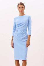 51690 Платье женское (голубой меланж)