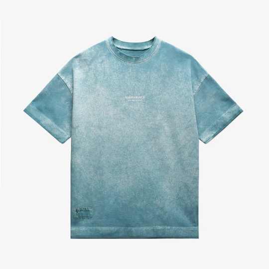 TSHRT_BXFT Sprayed GMD Blue