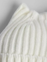 Шапка для девочки осенняя c ушками и снуд