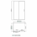 Душевой уголок WasserKRAFT Main 41S33 130x90