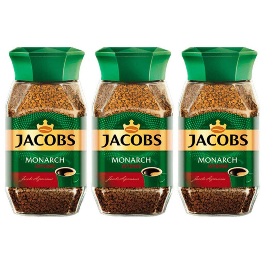 Кофе растворимый Jacobs Monarch Intense 95 г 3 шт