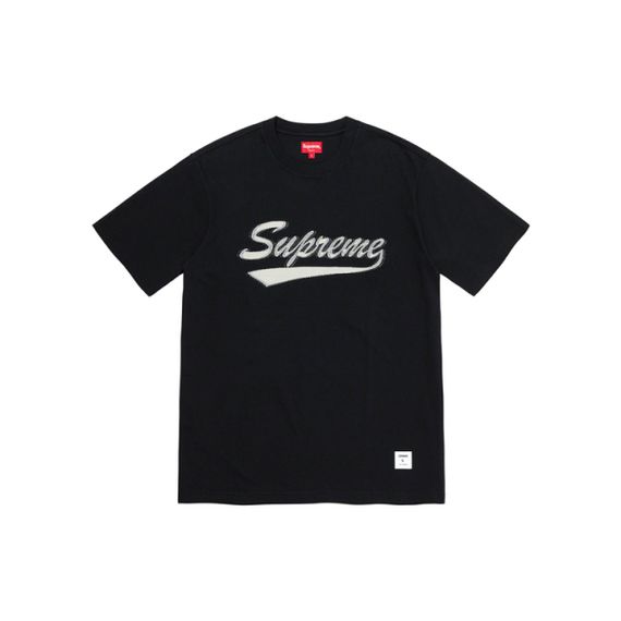 Supreme SS20 Week 7 Intarsia Script S/S Top Logo T