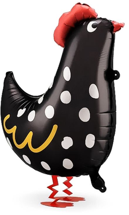 Ходячий шар "Черная курица"