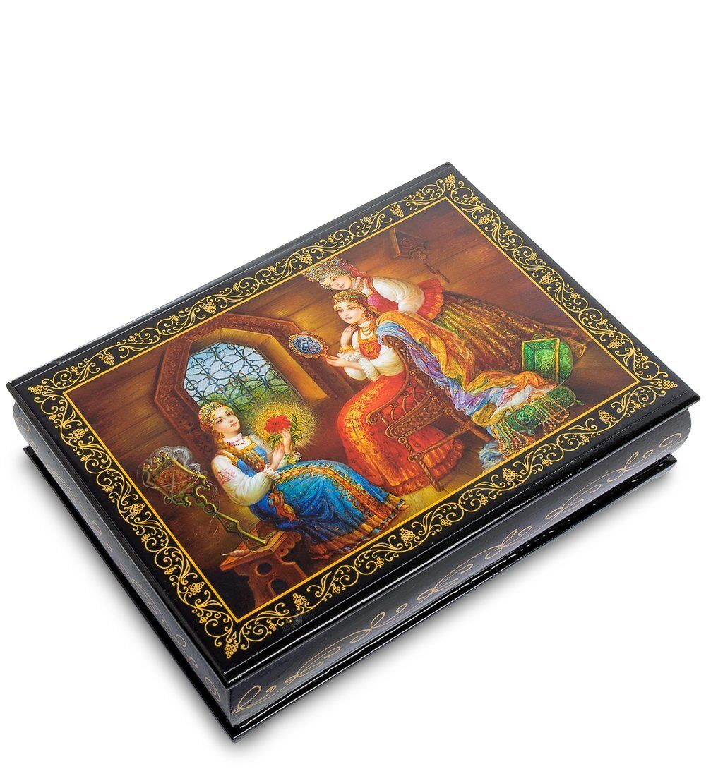 Народные промыслы ШК-11/ 9-A Шкатулка в технике декупаж (16х22х5)