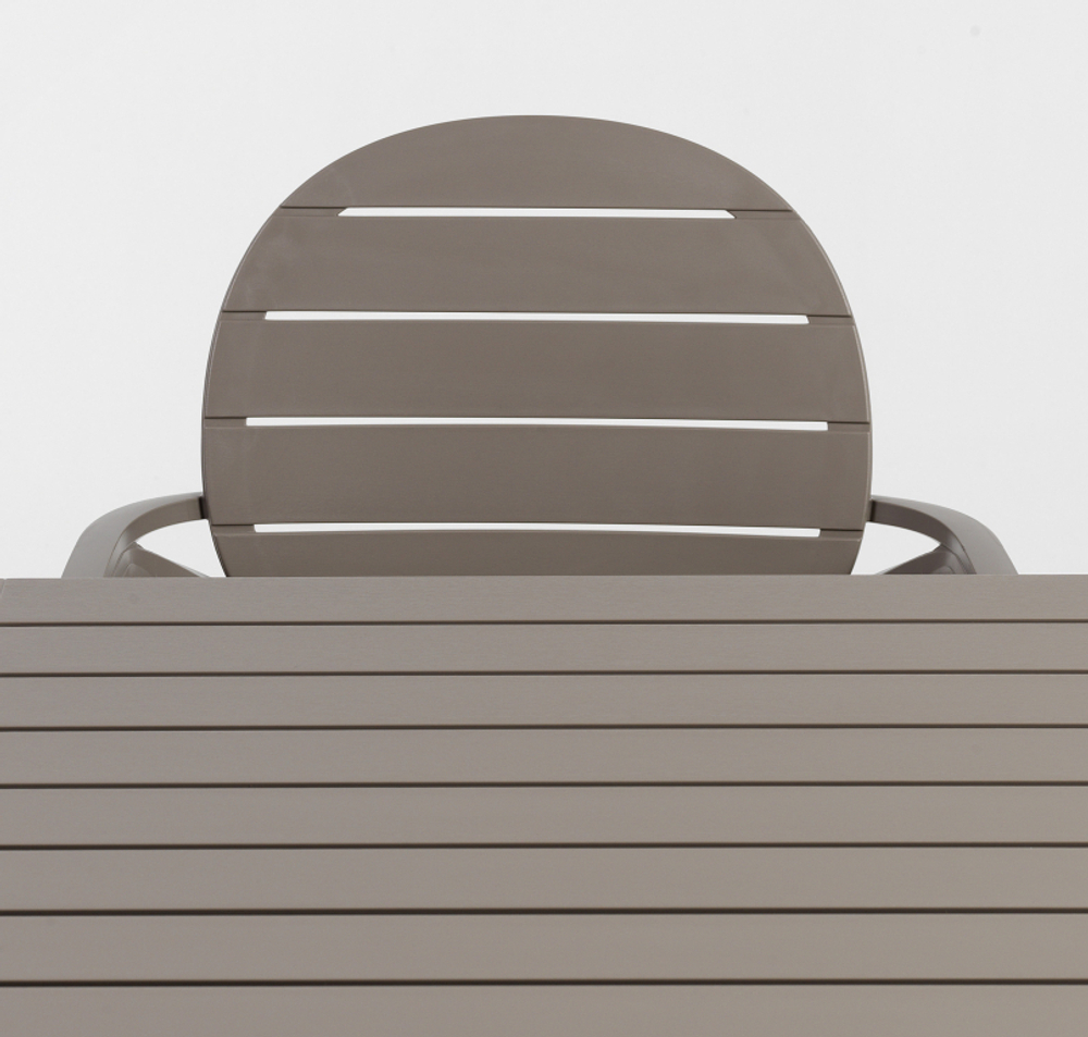 Стол пластиковый обеденный Nardi Cube 120x70, тортора