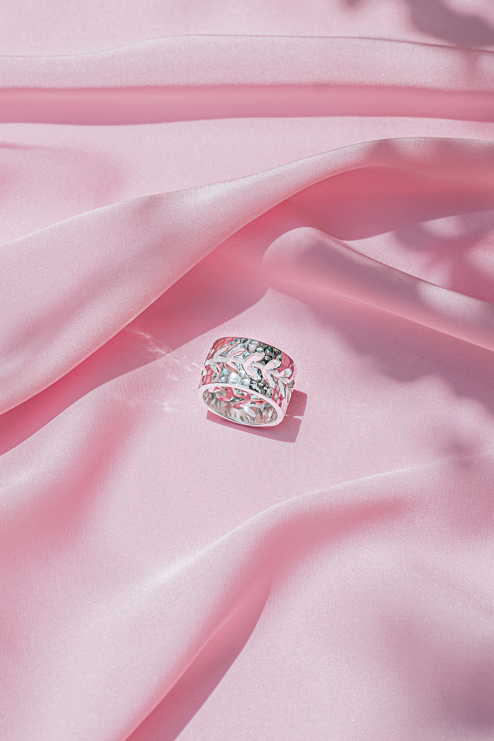 Кольцо «Колос» мятый