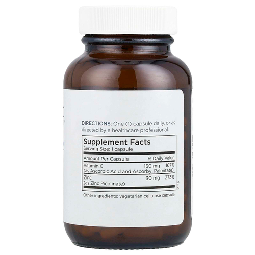 Metabolic Maintenance, Пиколинат цинка, 30 мг, 100 капсул