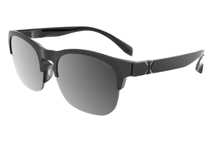 Спортивные очки HILX Interloop Shiny Solid Black / Black Mirror Polarized Lens