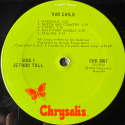 Виниловая пластинка Jethro Tull ‎– War Child LP