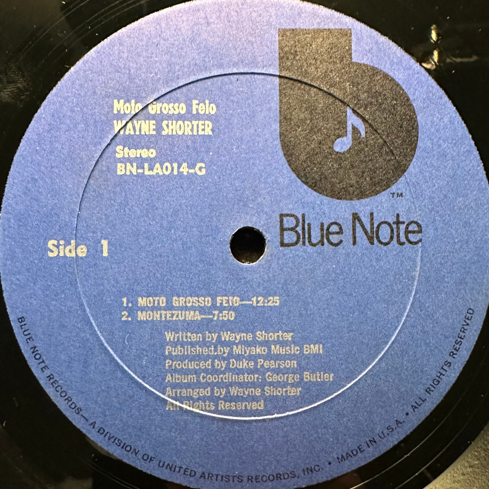 Wayne Shorter ‎– Moto Grosso Feio