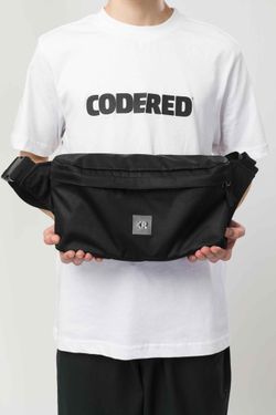 Сумка поясная Codered Big Черный/Черная стропа
