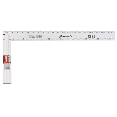 Угольник 450мм алюминиевый литой MATRIX