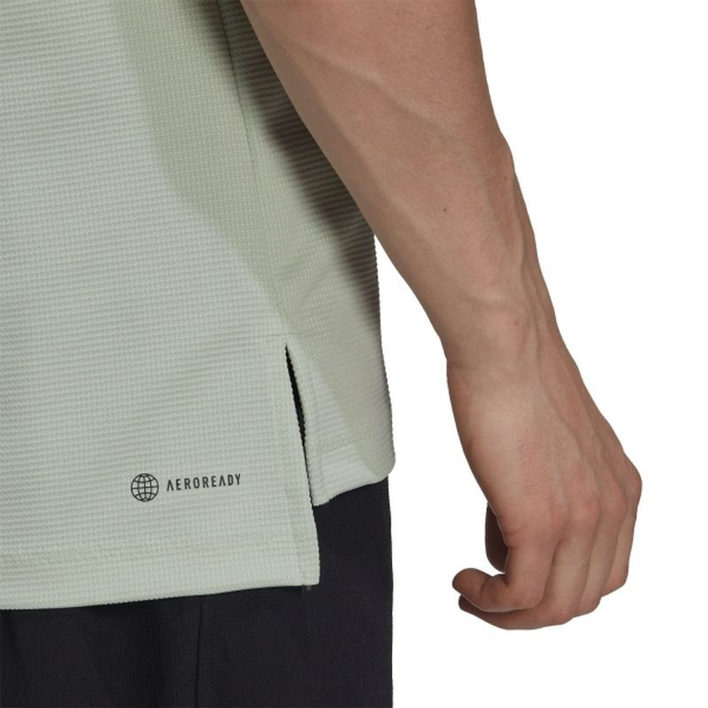 Мужское теннисное поло Adidas US Series Polo - linen green