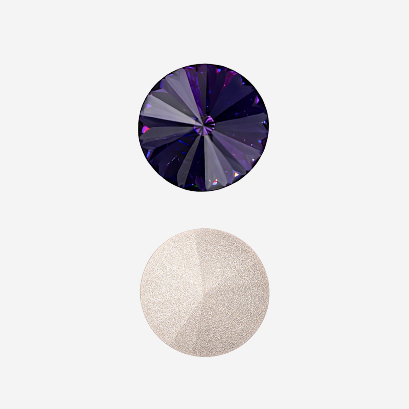 Кристалл Риволи (Rivoli), оттенок "Пурпурный"/"Purple Velvet", 10мм
