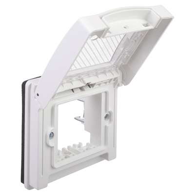 Рамка для монтажа в стену "Avanti", IP55, "Белое облако", 2 модуля